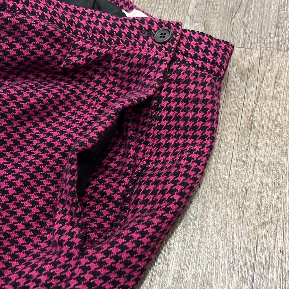 🎹Vintage Valentino Pencil Skirt Hounds tooth Pattern size 6 - Picture 11 of 14